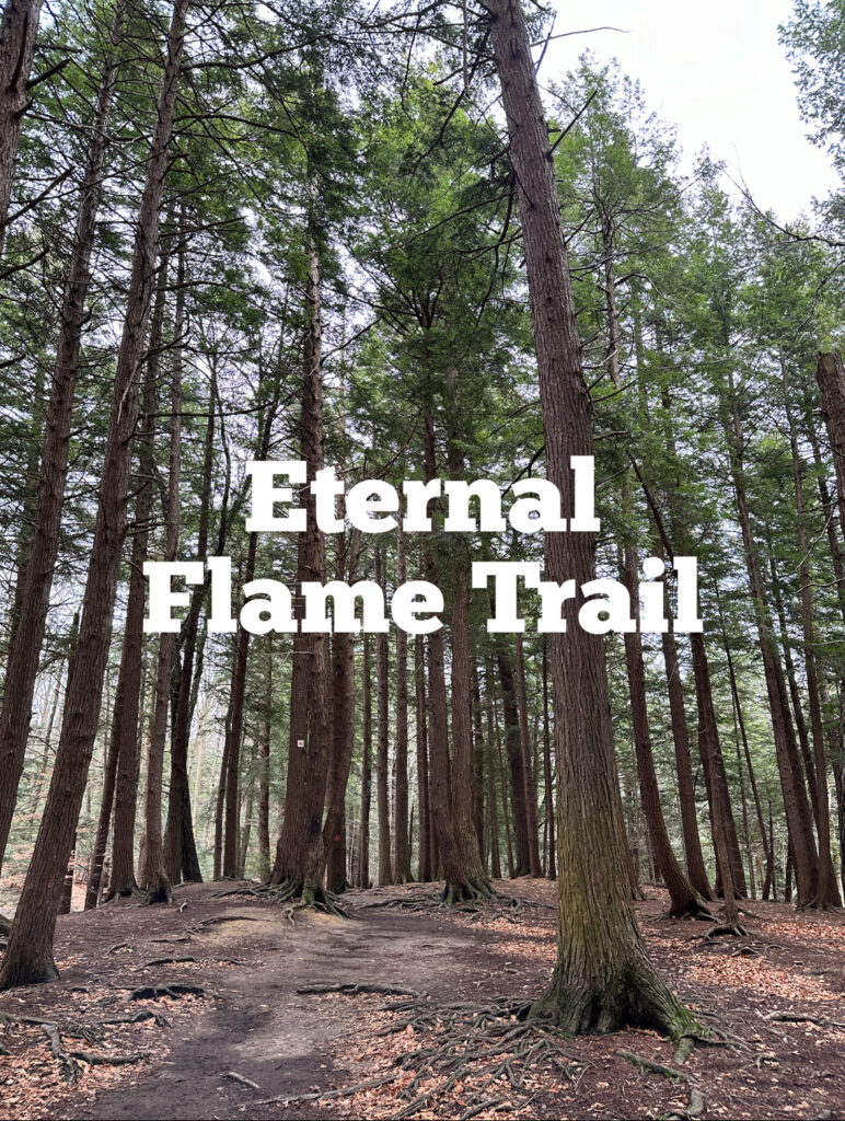 A link to a page about the Eternal Flame Trail.