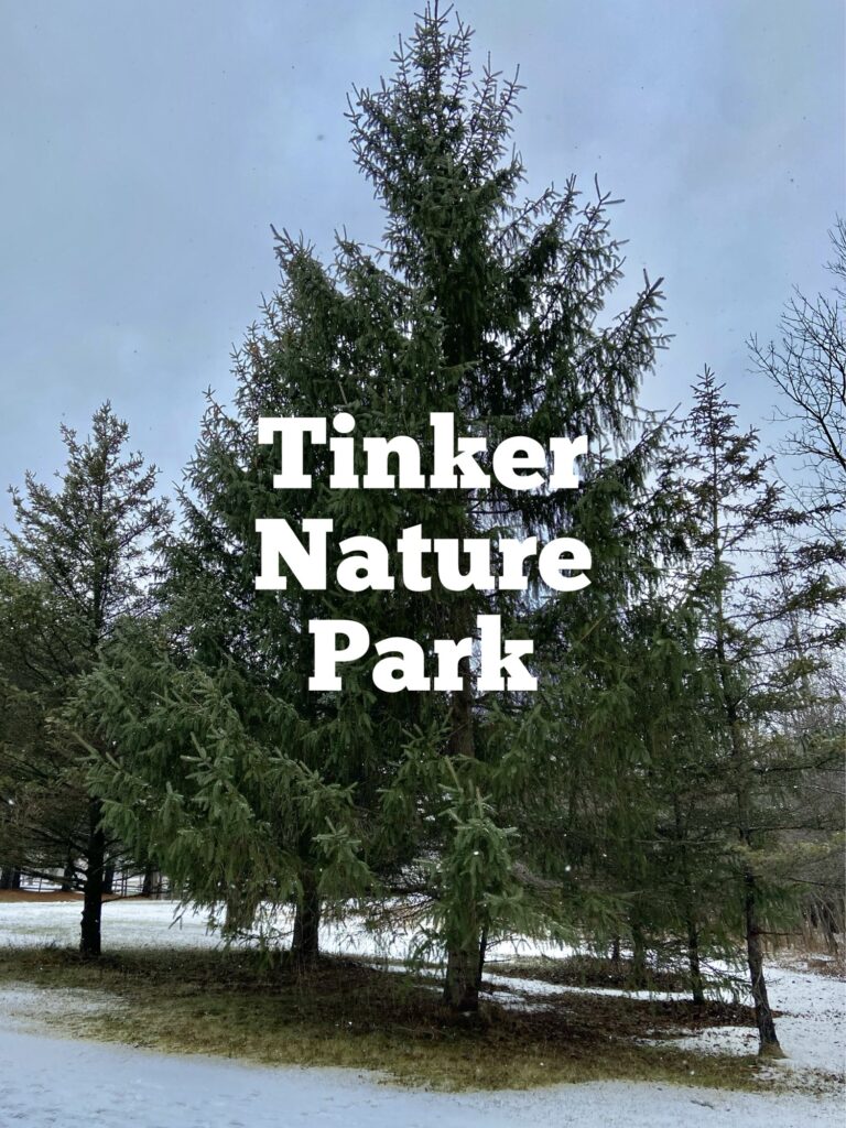 A link to a page about Tinker Nature Park.